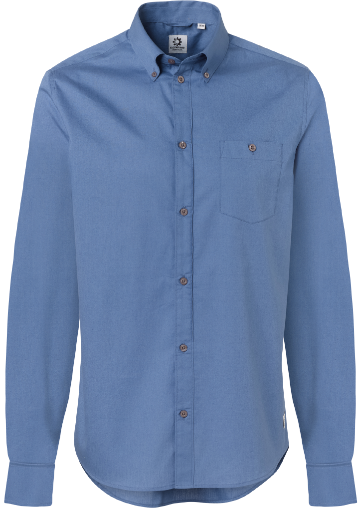 C.Centimo Classic Hemd 1/1 blau uni